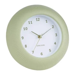 Karlsson Tender Vægur Ø 25 cm - Polystyren - Grøn