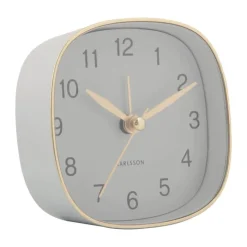 Karlsson Travel Vækkeur H 8,5 x B 8,5 cm - Polystyren - Mouse grey