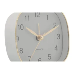 Karlsson Travel Vækkeur H 8,5 x B 8,5 cm - Polystyren - Mouse grey