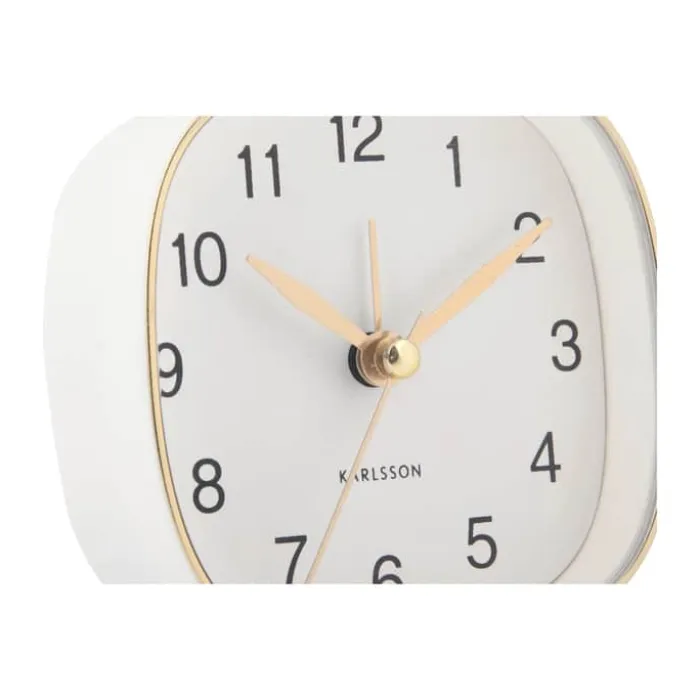 Karlsson Travel Vækkeur H 8,5 x B 8,5 cm - Polystyren - White