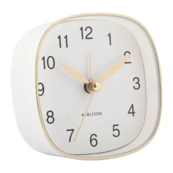 Karlsson Travel Vækkeur H 8,5 x B 8,5 cm - Polystyren - White