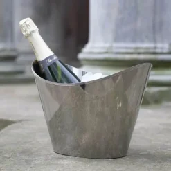 Kay Bojesen ApS Cooler Vinkøler H 21,5 x B 28 x L 20 cm - Rustfrit stål