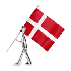 Kay Bojesen ApS Kay Bojesen x DBU Fanebærer H 18 cm - Stål