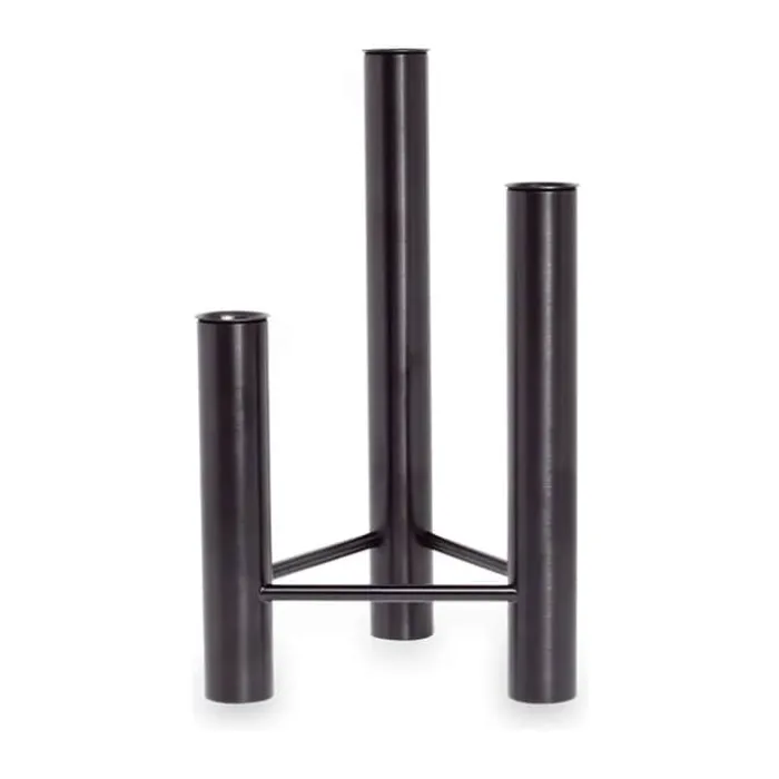 Kay Bojesen ApS VISTA Vase og lysestage H 24 cm - Stål - Sort