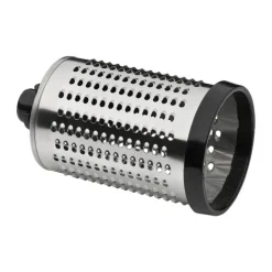 Küchenprofi Grøntsagskværn H 30 x B 14 x L 14 cm - Rustfrit stål/plastik - Inkl. 3 rive tromler og 1 støder