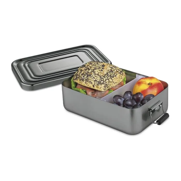 Küchenprofi Madkasse H 7 x B 15 x L 23 cm - Aluminium/silikone - Sort