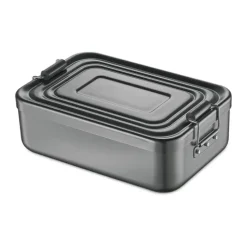Küchenprofi Madkasse H 7 x B 15 x L 23 cm - Aluminium/silikone - Sort