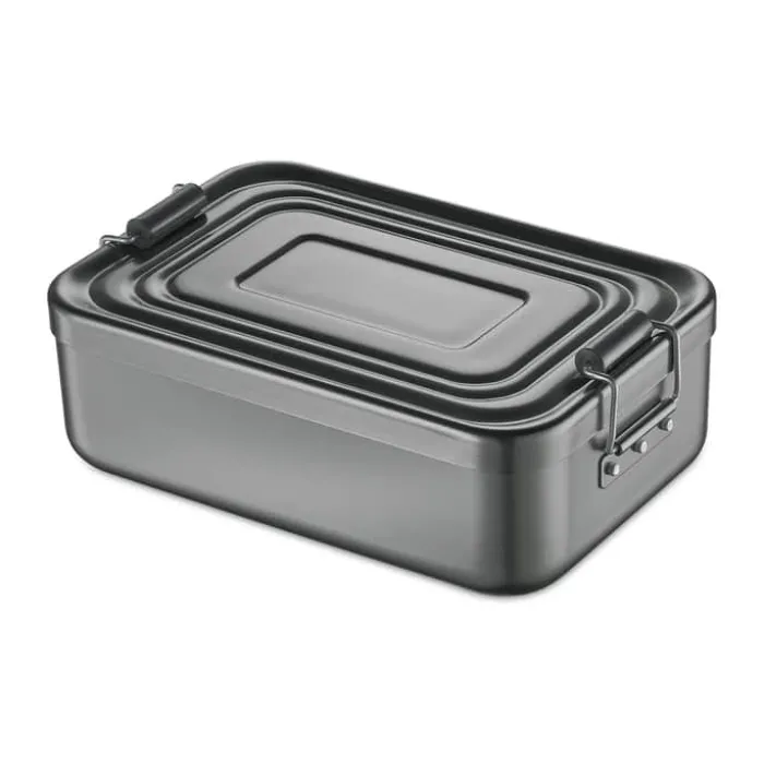 Küchenprofi Madkasse H 7 x B 15 x L 23 cm - Aluminium/silikone - Sort