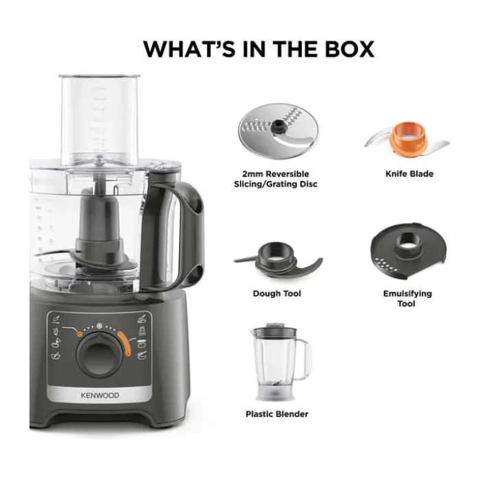 Kenwood Foodprocessor 1,2 liter - 800 Watt - Kompakt design