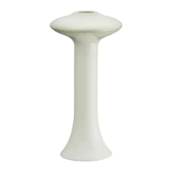 Kähler Ahlmann Lysestage H 17 cm - Fajance - Hvid