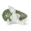 Kähler Christmas Tales Figur - Juleglæde H 5,5 cm - Glaseret benporcelæn - Hvid