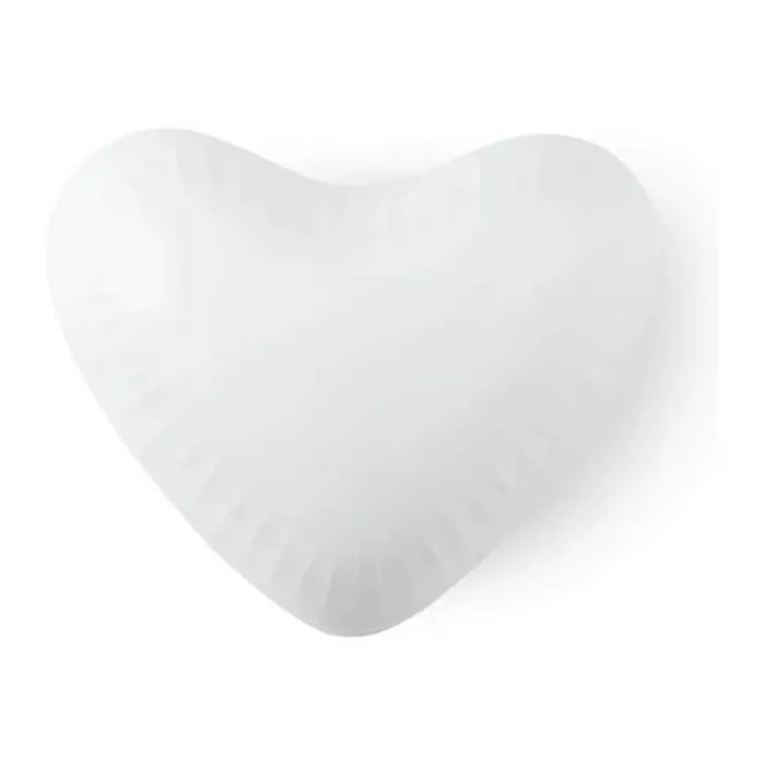 Kähler Hammershøi Bonbonniere - Hjerte B 13,5 cm - Porcelæn - Hvid