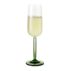 Kähler Hammershøi Champagneglas- 2 stk. 24 cl - Glas - Grøn