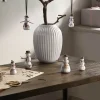 Kähler Hammershøi hængende Snepige H 6,5 cm - Porcelæn - Hvid