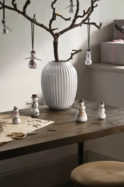 Kähler Hammershøi hængende Snepige H 6,5 cm - Porcelæn - Hvid