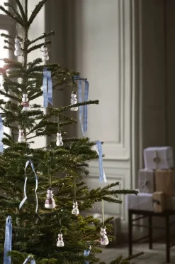 Kähler Hammershøi hængende Snepige H 6,5 cm - Porcelæn - Hvid