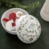 Kähler Hammershøi Jul Bonbonniere Ø 11,5 cm - Porcelæn - Hvid