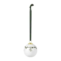 Kähler Hammershøi Jul Julekugle Ø 6 cm - Porcelæn - Hvid