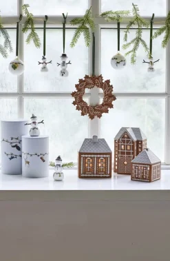 Kähler Hammershøi Jul Opbevaringsdåse - 2 stk. Ø 10/11 cm - Metal - Hvid