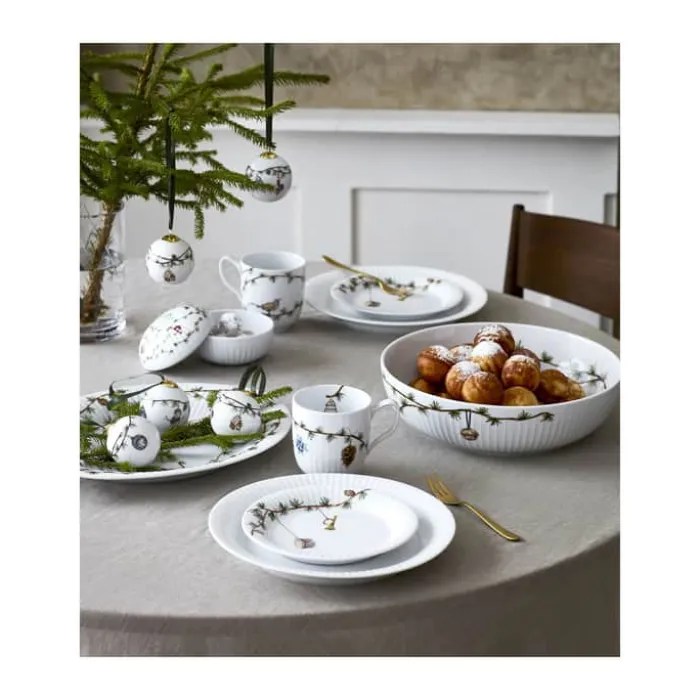 Kähler Hammershøi Jul Skål Ø 30 cm - Porcelæn - Hvid