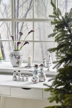 Kähler Hammershøi Jul Vase H 21 cm - Porcelæn - Hvid