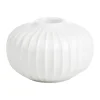 Kähler Hammershøi Lysestage H 5,5 cm -Porcelæn - Hvid