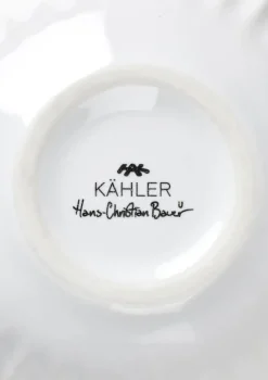 Kähler Hammershøi Minivasesæt - 3 stk. H 8,2/6,4/5,8 cm - Stentøj - Rød/hvid/grøn