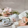 Kähler Hammershøi Poppy Tekande 1,2 liter - Porcelæn - Hvid m. deko
