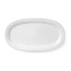 Kähler Hammershøi Serveringsfad B 22, 5 x L 40 cm - Keramik - Hvid