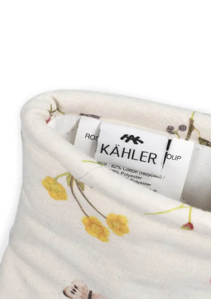 Kähler Hammershøi Sommer Ovnhandske L 24 cm - Bomuld/polyester - Symphony