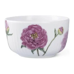 Kähler Hammershøi Sommer Skål Ø 12 cm - Porcelæn - Pæoner