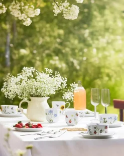 Kähler Hammershøi Sommer Tallerken Ø 22 cm - Porcelæn - Solsikke