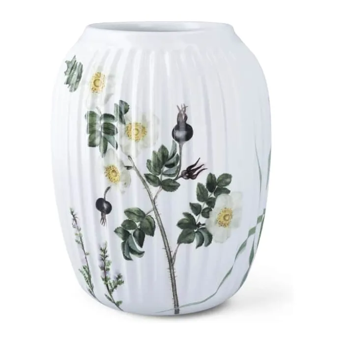 Kähler Hammershøi Sommer Vase H 21 cm - Keramik - Kystblomst