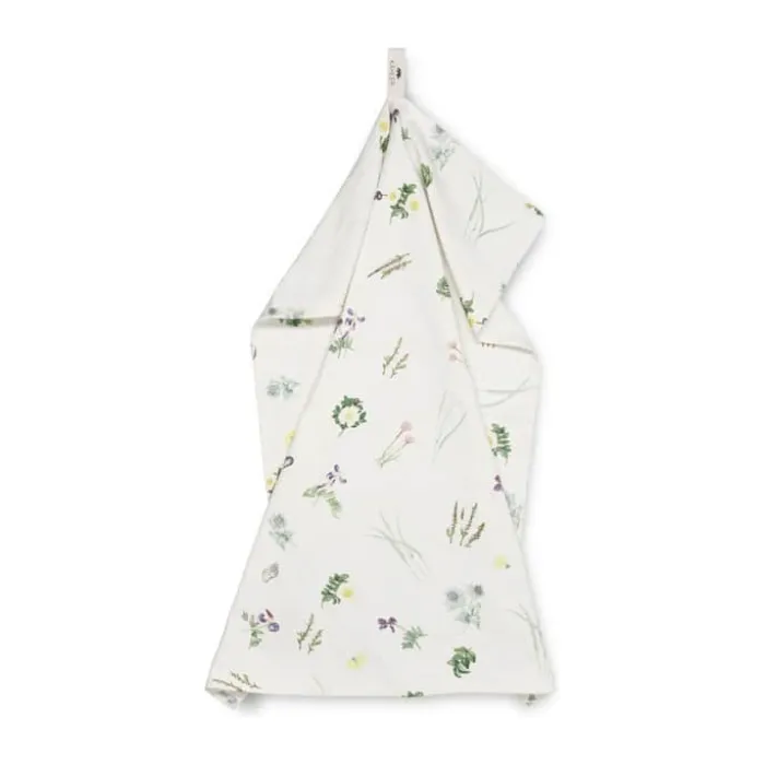 Kähler Hammershøi Sommer Viskestykke B 50 x L 70 cm - Genanvendt bomuld/polyester - Kystblomst