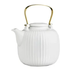 Kähler Hammershøi Tekande 1,2 liter - Porcelæn - Hvid