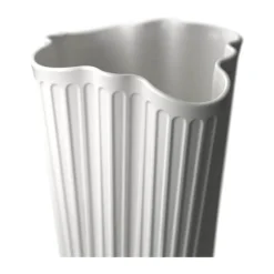 Kähler Hammershøi Undfold Vase H 16,5 x B 13,5 x L 13,5 cm - Ler - Hvid