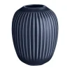 Kähler Hammershøi Vase H 10,5 cm - Stentøj - Indigo