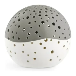 Kähler Nobili Fyrfadsstage Ø 14 cm - Benporcelæn - Olivengrøn