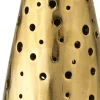 Kähler Nobili Fyrfadsstage - Juletræ H 30 cm - Benporcelæn - Guld
