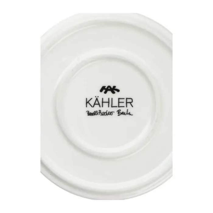 Kähler Nobili Fyrfadsstage - Juletræ H 30 cm - Benporcelæn - Guld