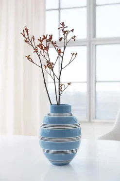Kähler Omaggio Nuovo Vase H 30 cm - Fajance - Blå
