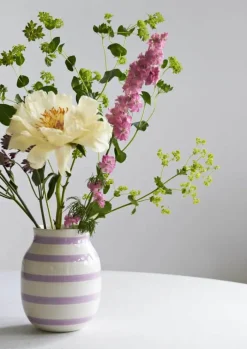 Kähler Omaggio Vase H 20 cm - Fajance - Lavendel