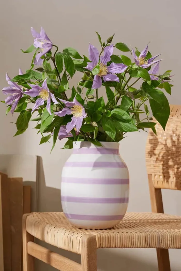Kähler Omaggio Vase H 20 cm - Fajance - Lavendel