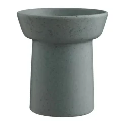 Kähler Ombria Vase H 13 cm - Stentøj - Granitgrøn