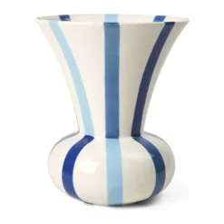 Kähler Signature Vase H 20 cm - Stentøj - Blå