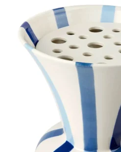 Kähler Signature Vase H 20 cm - Stentøj - Blå