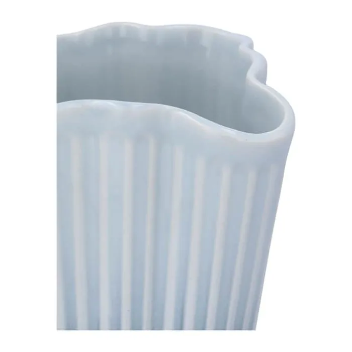 Kähler Unfold Vase H 20,5 cm - Keramik - Blå