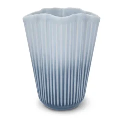 Kähler Unfold Vase H 20,5 cm - Keramik - Blå