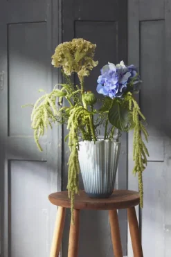 Kähler Unfold Vase H 20,5 cm - Keramik - Blå