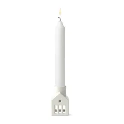 Kähler Urbania Kronelysestage - Mini Hus H 7,5 cm - Keramik - Hvid